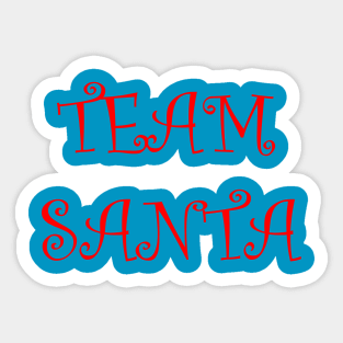 TEAM SANTA Sticker